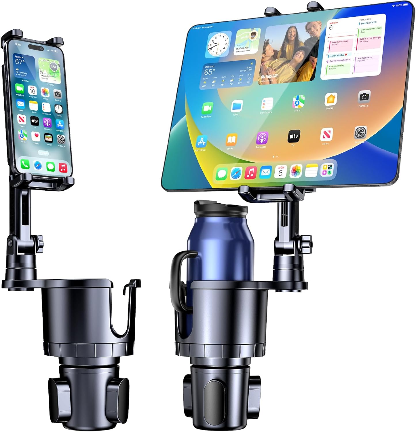 Tablet Accessories Must Have - 컵홀더 휴대폰 태블릿 거치대, 2 in
