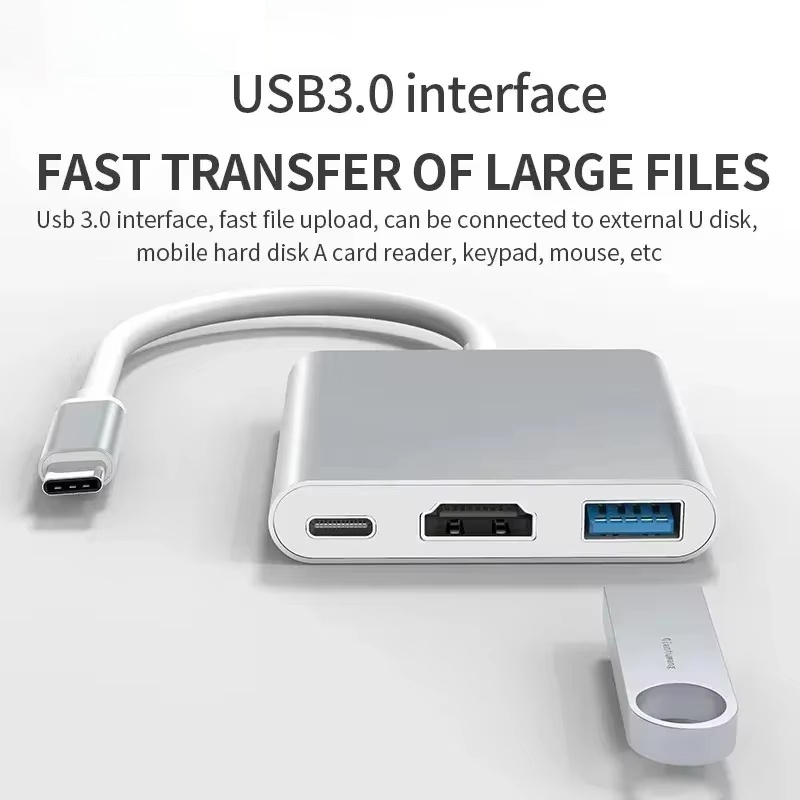 Hdmi Adapter Tablet - 3 in 1 타입 C to