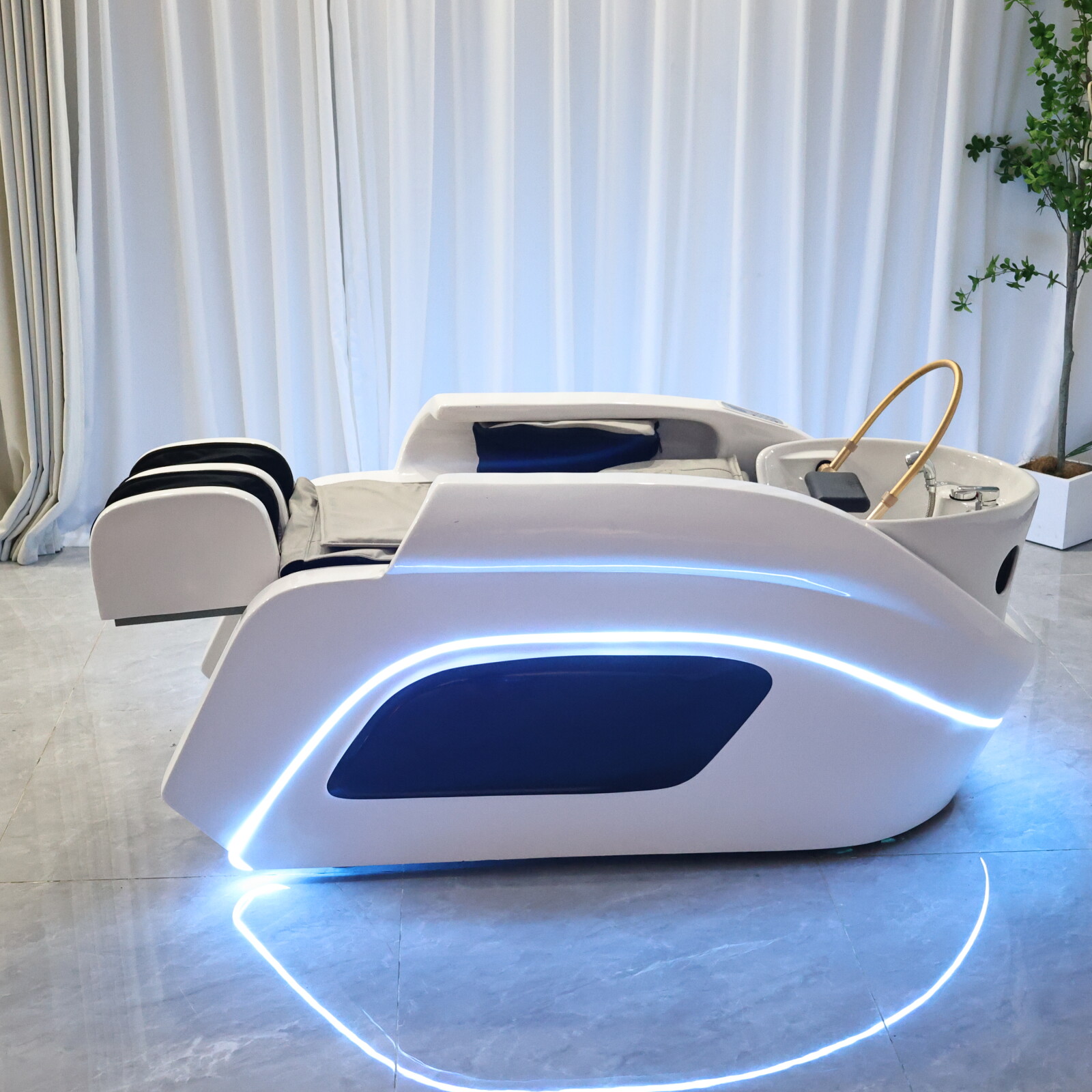 브랜드 헤어 살롱 샵 자동 마사지 샴푸 침대 헤어 워시 - Massage Table Accessories Uk 리뷰 및 가격