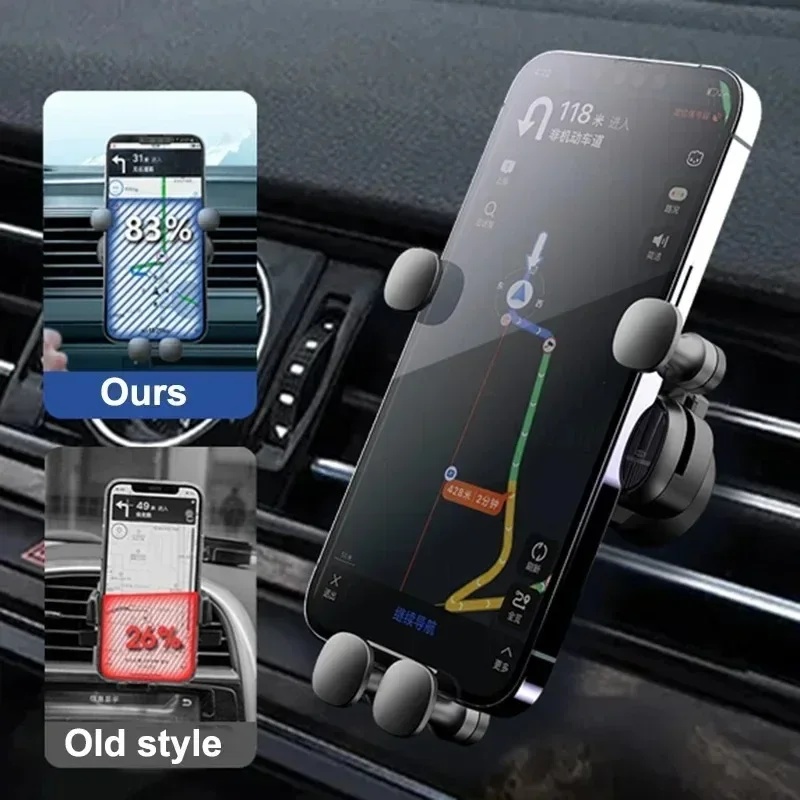 새로운 중력식 차량용 에어벤트 폰 홀더, 범용 충격 방 - Car Accessories Tablet Holder 리뷰 및 가격