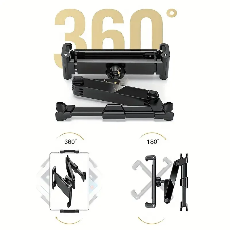 360도 회전 조절 가능한 자동차 머리 받침대 전화 태 - Car Accessories Tablet Holder 리뷰 및 가격