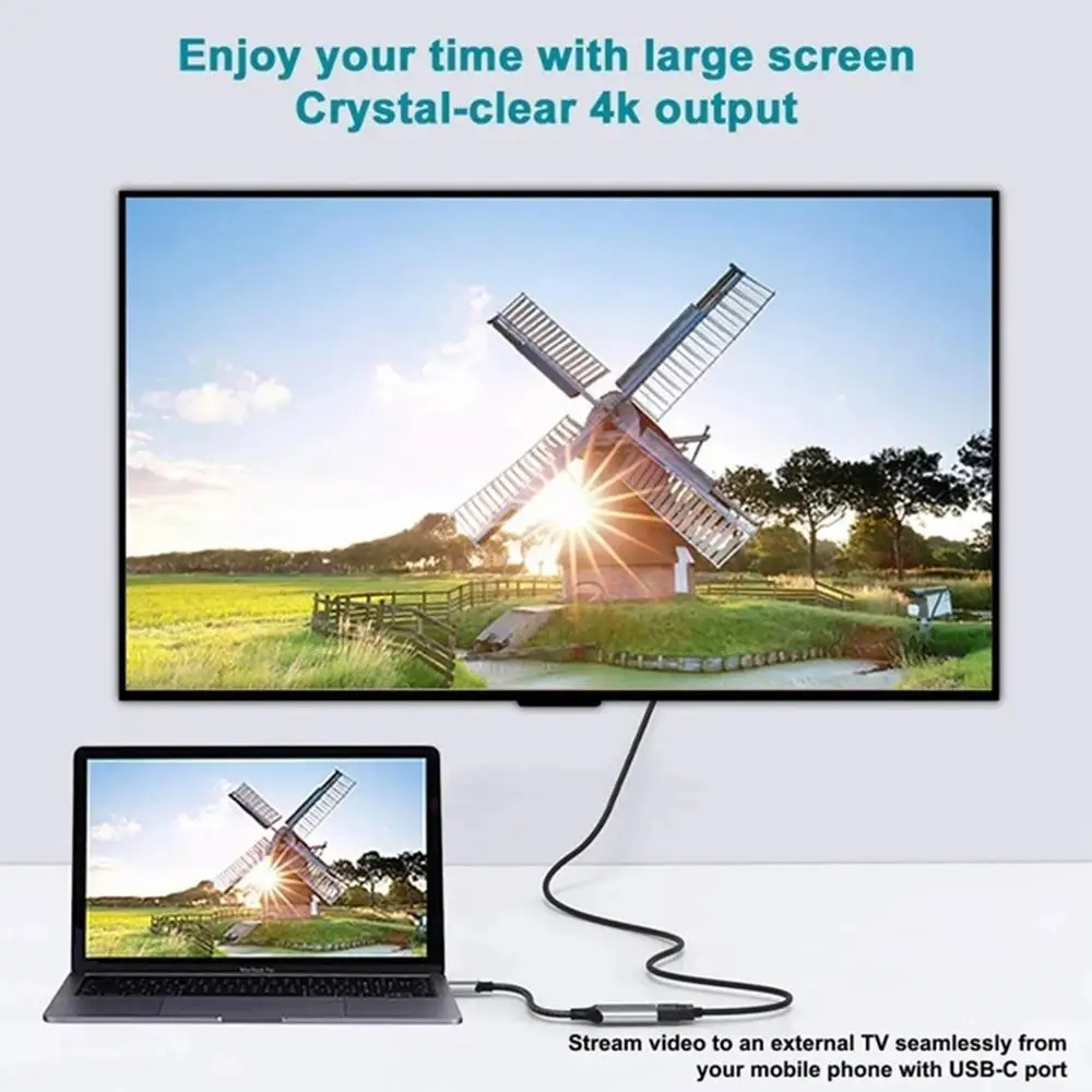MZX 15cm 5.9인치 USB C-HDMI 호환 케 - Hdmi Adapter Tablet 리뷰 및 가격