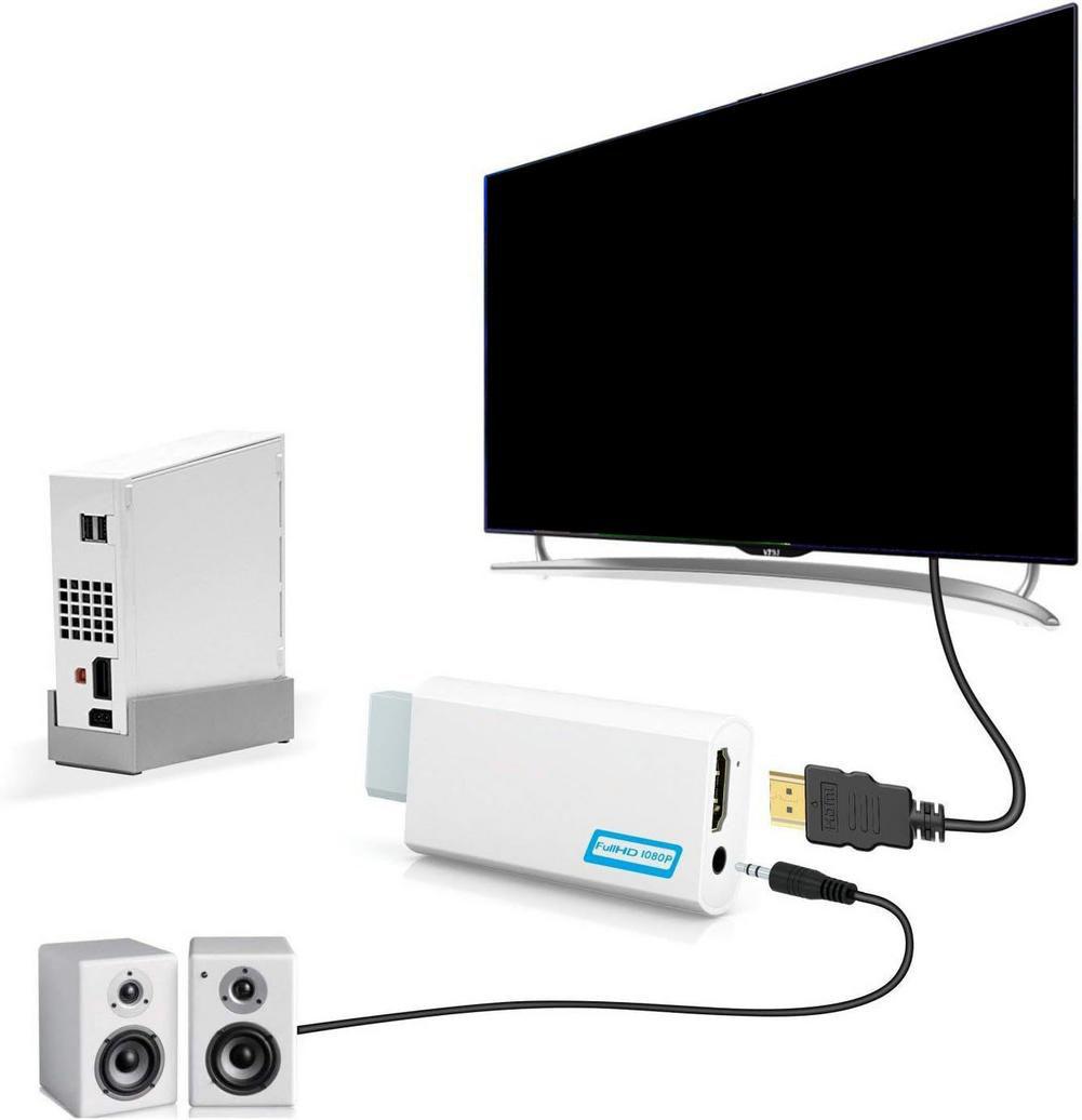 풀 HD 1080P Wii to HDMI 3.5mm 오 - Hdmi Adapter Tablet 리뷰 및 가격