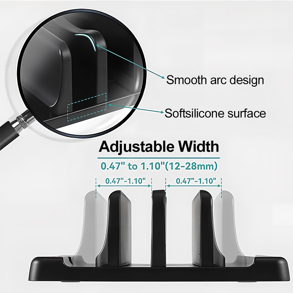 사무실용 ABS 노트북 스탠드 수직형으로 데스크탑 공간 - Tablet Computer Accessories 리뷰 및 가격
