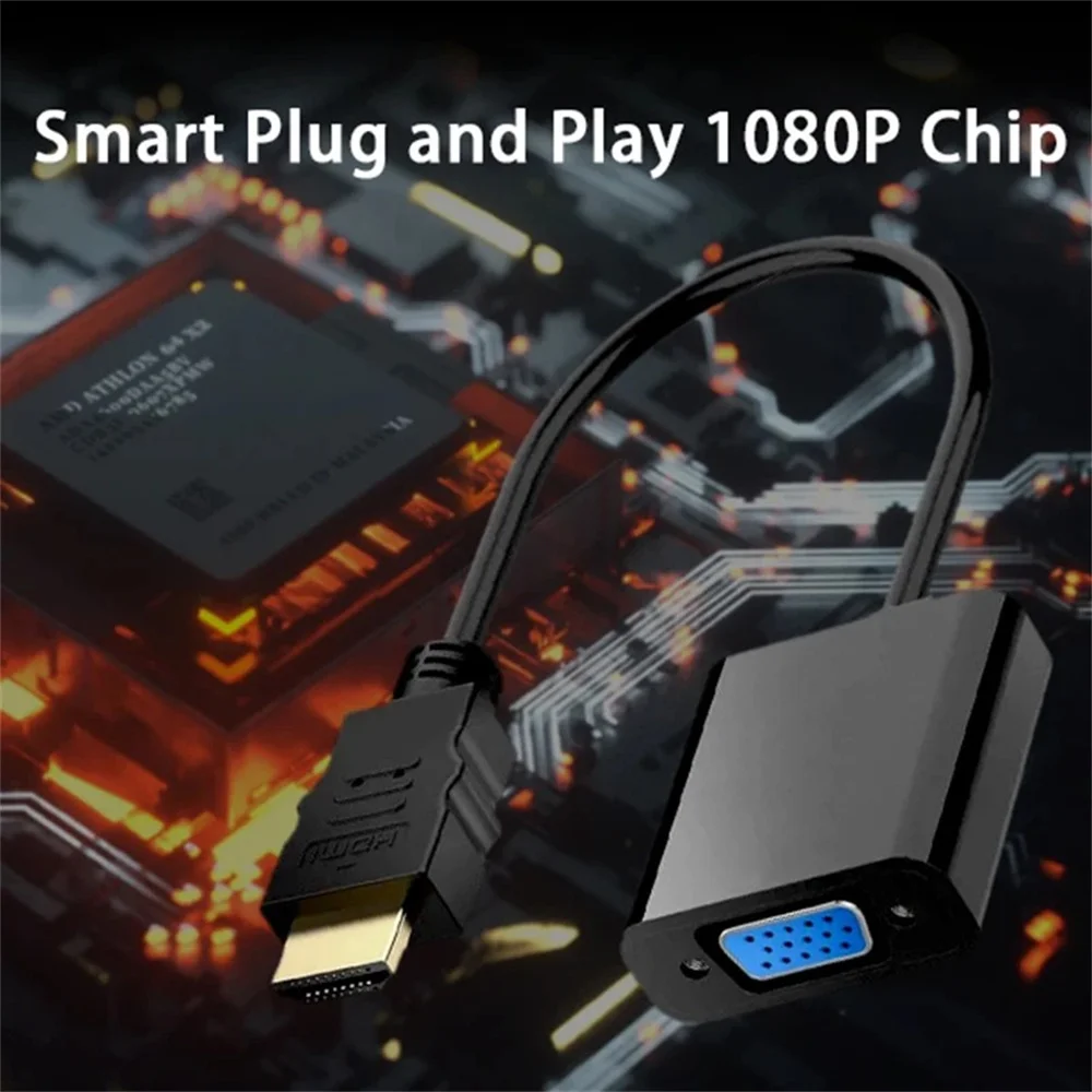 HD 1080P HDMI to VGA 변환 케이블 고속 - Hdmi Adapter Tablet 리뷰 및 가격