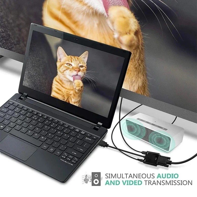 HD 1080P HDMI-VGA 케이블 컨버터 (오디오 - Hdmi Adapter Tablet 리뷰 및 가격