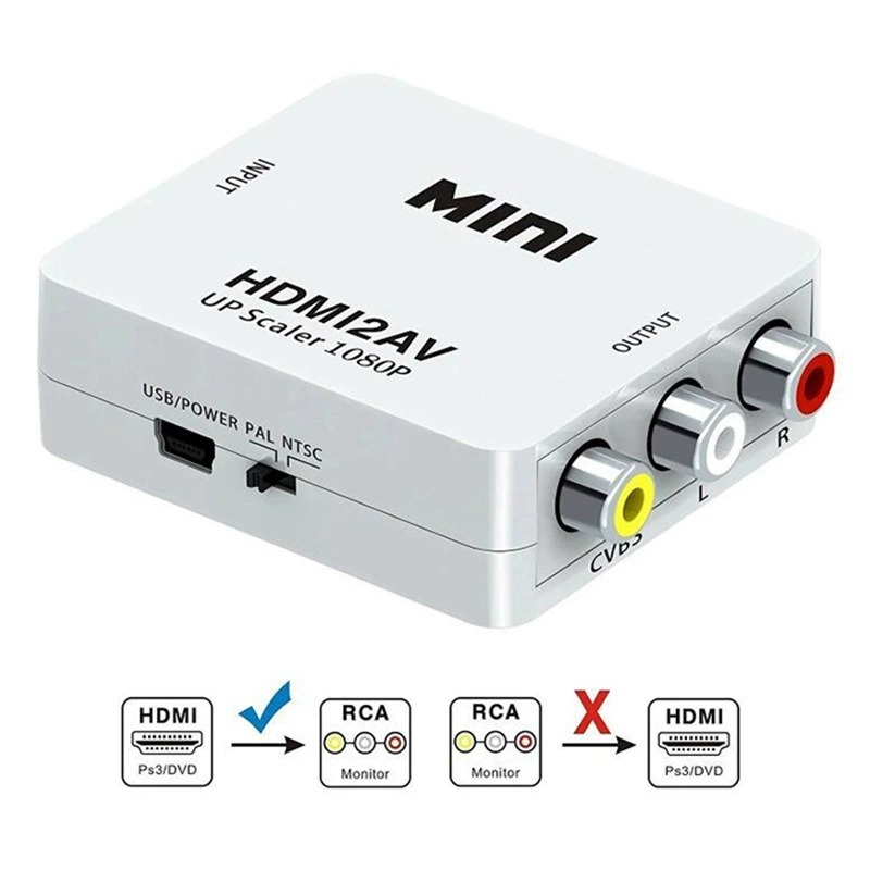 1080P HDMI 호환 AV RCA 변환기 박스 HD - Hdmi Adapter Tablet 리뷰 및 가격
