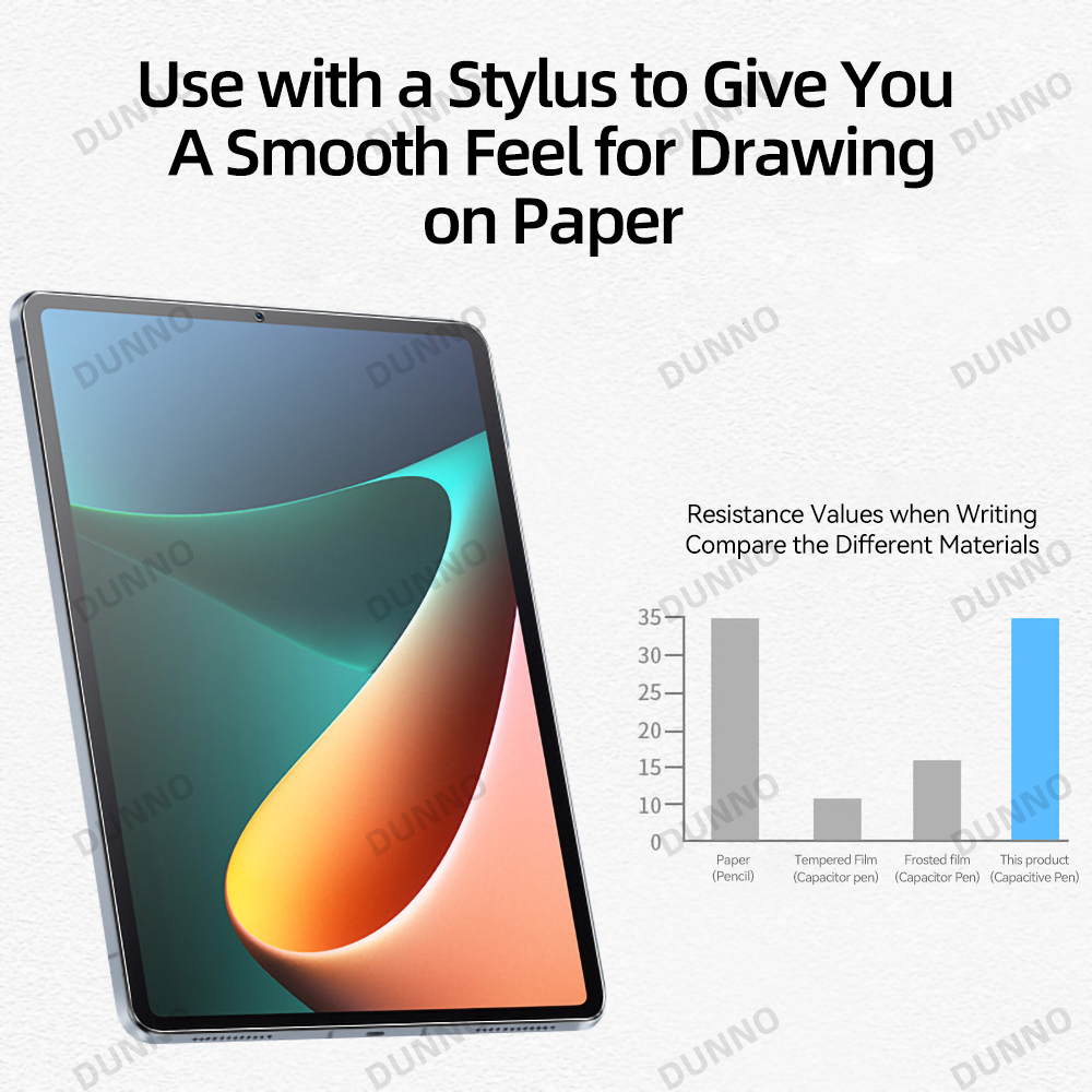 Mi Pad 5 Pro 2021 용 종이 느낌 필름 X - Mi Tablet Accessories 리뷰 및 가격